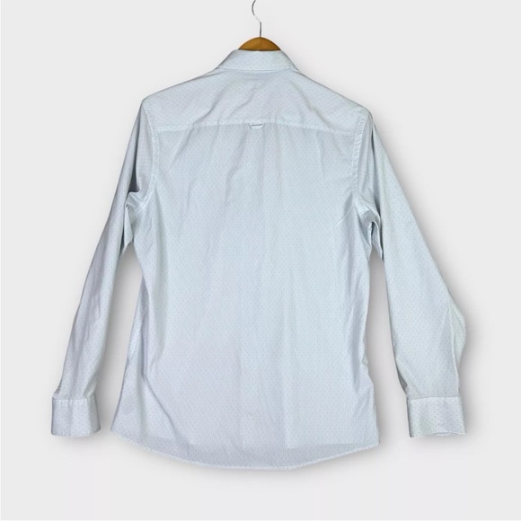 Nordstrom Mens Shop Tech Smart Trim Fit Mens Medium Long Sleeve Performance EUC - Picture 2 of 10